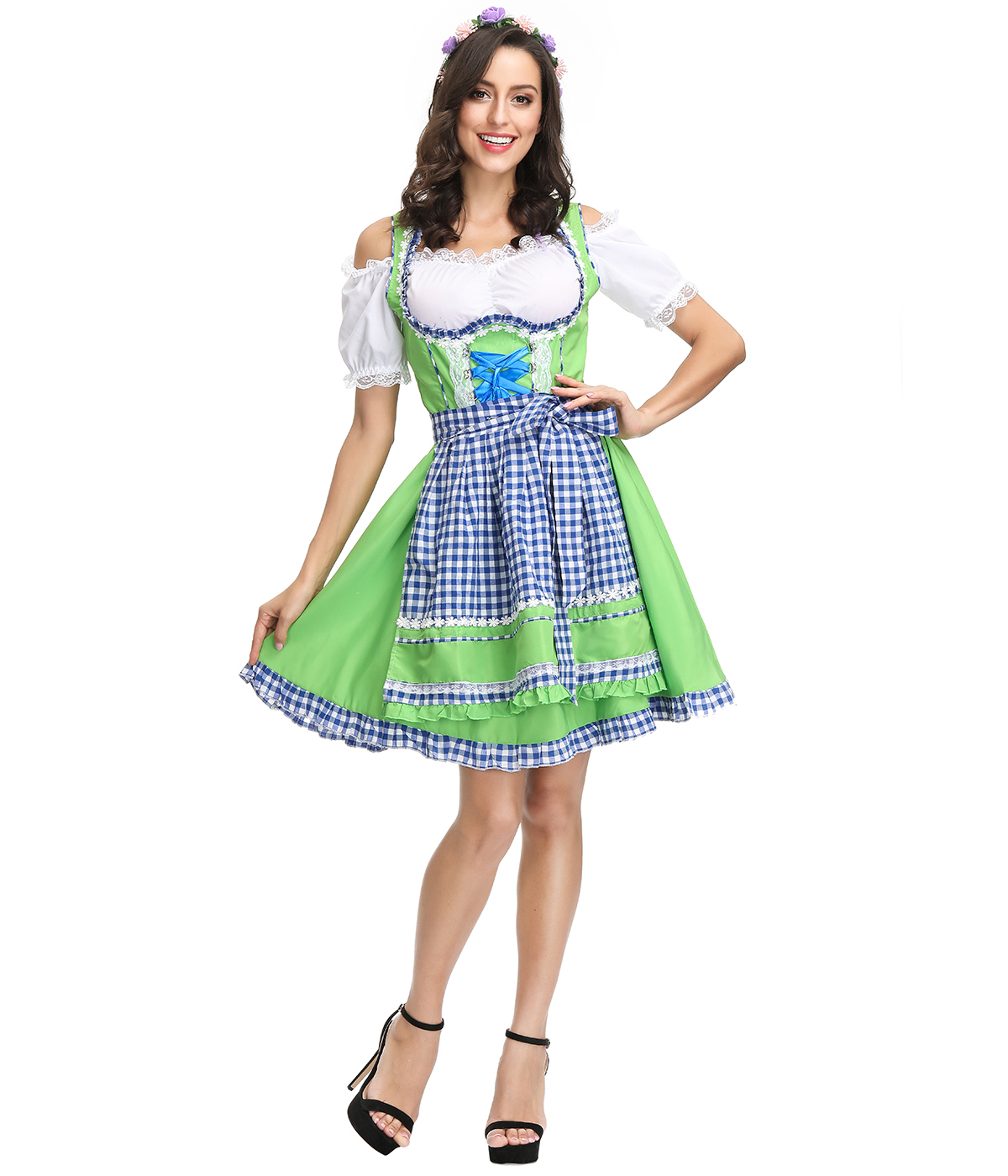 F1910-1 oktoberfest maid costume